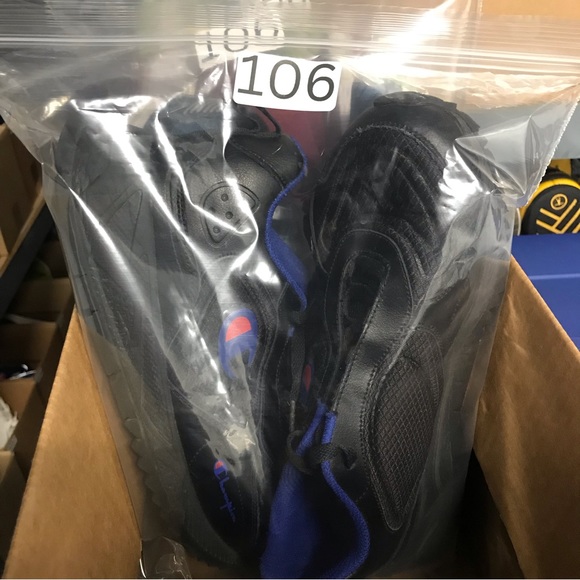 Champion Flex 21 Black/Blue Athletic Shoes Men’s Size 8.5 - Picture 13 of 13